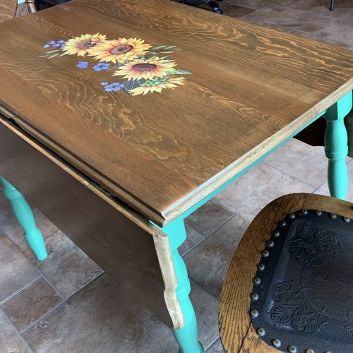 Sunflower Drop Leaf Table